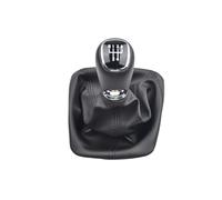 KANGBOZ Compatible con Skoda para Octavia 2 para A5 para A6 2004 2005 2006 2007 2008 2009 2010 2011 2012 Pomo de Palanca de Cambios Manija de Caja de Cambios Funda Protectora Palanca Cambios(5Speed)