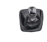 KANGBOZ Compatible con Skoda para Octavia 2 para A5 para A6 2004 2005 2006 2007 2008 2009 2010 2011 2012 Pomo de Palanca de Cambios Manija de Caja de Cambios Funda Protectora Palanca Cambios(6Speed)