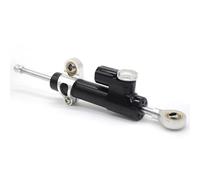 KANGBOZ Compatible con Z1000 para Z1000SX 2010 2011 2012 2013 2014 2015 Estabilizador De Dirección De Motocicleta Amortiguador Lineal Accesorios Universales Amortiguador dirección(Black-Silver)
