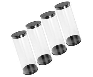 Kangnice 4 recipientes para Pelotas de Golf, Tubos de exhibición pequeños, barriles, organizadores de Estuche de Transporte de Tubo Transparente, barriles de Tubos de, Estuche de Transporte de Tubo