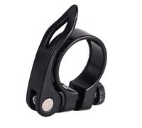 Kangnice Abrazadera para tija de sillín de aleaciones de Aluminio, Tubo de 34, 9mm, sillines con Clip para Asiento de Bicicleta de Carretera, Abrazaderas fáciles de Instalar