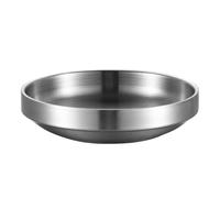 Kangnice Bandeja de condimentos de Acero Inoxidable, pequeño para Salsa de Barbacoa, Kimchi y condimentos para Cocina, Comedor y Catering, Banchan Coreano