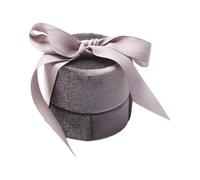 Kangnice Caja de almacenamiento de joyería de terciopelo, moderna, perfecta para anillos de compromiso y pequeños accesorios, vitrina de aro moderna