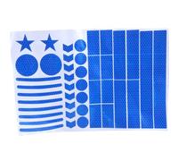 Kangnice Calcomanías de Advertencia Reflectantes Fuertes para Camiones Motocicletas, Pegatina Adhesiva para Cascos de Bicicleta de Visibilidad Pegatina Reflectante Fuerte
