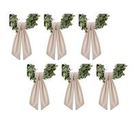 Kangnice Cinturón de Decorativa para decoración de repisas y Muebles de Puerta, Cinta de poliéster para Aniversario de Boda, Accesorio de navideña