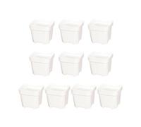 Kangnice De 10 Piezas de Elegantes macetas de para Cactus y Plantas con Orificio de Drenaje de Agua eficiente, Suministros de jardinería para hogar