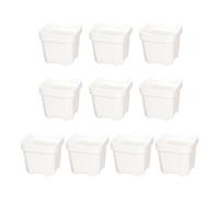 Kangnice De 10 Piezas de Elegantes macetas de para Cactus y Plantas con Orificio de Drenaje de Agua eficiente, Suministros de jardinería para hogar