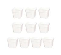 Kangnice De 10 Piezas de Elegantes macetas de para Cactus y Plantas con Orificio de Drenaje de Agua eficiente, Suministros de jardinería para hogar