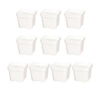 Kangnice De 10 Piezas de Elegantes macetas de para Cactus y Plantas con Orificio de Drenaje de Agua eficiente, Suministros de jardinería para hogar