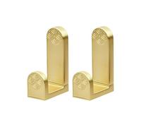Kangnice De 2 Gancho cultural mejora los ambientes con elegancia antigua y mismo proporciona un práctico gancho trasero para puerta de utilidad