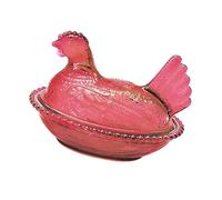Kangnice de para Dulces de gallina en Nido con, Caja de baratijas, Regalo para Pascua, cumpleaños, Aniversario e inauguración de la casa, Regalo de decoración de Pascua