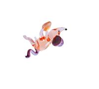 Kangnice Decorativa de con diseño de ratón de Colores Que arrebata Huevos, Pieza Decorativa única para decoración del hogar, Oficina, Regalo, en Miniatura de Colorida