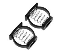 Kangnice Empuñadura Segura para Bicicleta, Abrazadera de bisagra Mejorada, Hebillas de Resorte para Varios Ciclistas, Agarre de Ciclismo de Larga Distancia, Paquete de 2