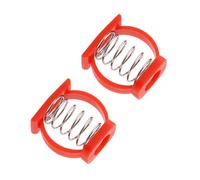 Kangnice Empuñadura Segura para Bicicleta, Abrazadera de bisagra Mejorada, Hebillas de Resorte para Varios Ciclistas, Agarre de Ciclismo de Larga Distancia, Paquete de 2
