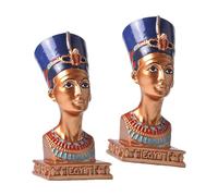 Kangnice Estatua de Resina de Estilos Egipcio Retro, decoración del hogar, Pieza de Arte, esculturas artísticas para Figuras de Sala de Estudio, 1/2 Uds