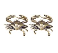 Kangnice Estatuas de cangrejos de latón, Figuras Retro, esculturas, centros de, Decoraciones para hogar, coleccionables, estatuilla de latón