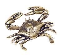 Kangnice Estatuas de cangrejos de latón, Figuras Retro, esculturas, centros de, Decoraciones para hogar, coleccionables, estatuilla de latón