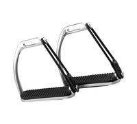 Kangnice Estribos ergonómicos de Hierro Fundido con Acabado y diseño de Fatiga para Montar a Caballo Estribos de Entrenamiento para Caballos