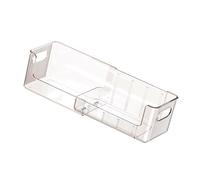 Kangnice Estuche de Transparente con Soporte para Discos para películas y música, solución apilable Que Ahorra Espacio y Tiene divisores Opcionales, Soporte Transparente