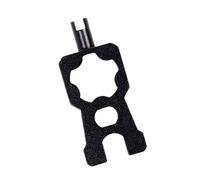 Kangnice Extractor de válvulas de neumáticos de Bicicleta mecanizado Precisions, Herramienta de extensión de vástago Liviana, interfaces roscadas de, Herramienta compacta de reemplazo de núcleos de