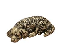 Kangnice Figuras Decorativas para Perros, estatuas de Animales de latón, esculturas, Objetos Decorativos para Sala de Estar, estantería, Decoraciones de Auxiliar, estatuilla de Animales de Metal
