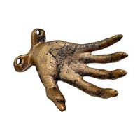 Kangnice Gancho de mano de bruja de resina con temática de terror para decoración interior aterradora y almacenamiento de joyas gancho de pared de Halloween