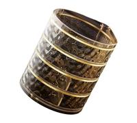 Kangnice Joyero giratorio moderno, organizadores de varios niveles para pendientes, anillos, collares, regalos para ella, joyero giratorio, soporte para pendientes