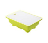 Kangnice Juego de escurridor de y Tabla de Cortar para preparación de Alimentos Multiusos Drenaje de Agua eficiente Fregadero de Cocina colador frutero