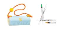 Kangnice Juego de marcadores profesionales de doble color con estuche portátil de viaje que incluye 12/18 / 24 rotuladores de pigmento para artistas Juego de marcadores de colores con punta