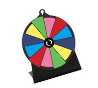 Kangnice Juego de Rueda giratoria con de, Rueda de Ruleta para sorteos de la Suerte, para reuniones de Fiesta, carnavales, ferias comerciales