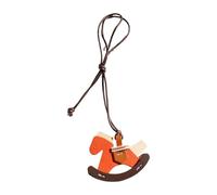 Kangnice Llavero de artesanal hecho a mano para año del caballo 2026 con diseños de madera llavero de madera de regalo personalizado creativo