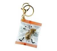 Kangnice Llavero humorístico con forma de maní con detalles realistas, ideal para llaveros, decoración de bolsas e inicio de conversación Colgante de maní extraño