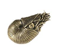 Kangnice Naurilus Decors Estatuilla de Metal, estatuas de Animales, esculturas, Objetos Decorativos para Sala de Estar, estantería, Auxiliar, centros de, Objetos Decorativos Retro para hogar