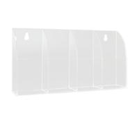 Kangnice Organizadores Generales de para Mando a Distancia, Soporte de Pared para Almacenamiento de electrónica, Caja de Almacenamiento montada en la Pared