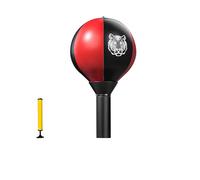 Kangnice Pelota de práctica de perforación compacta de 40 cm de con Cubierta de de PU, Ideal para Ejercicios en casa o de Estudio, Escritorio Adicional, Equipo de Ejercicios