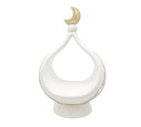 Kangnice Ramadán Eid Decoración para hogar de la Mezquita Dorada y Blanca Islámica Eid Mubaraks Decoraciones Adorno de Regalo para Mujeres Hombres Decoraciones de Ramadán