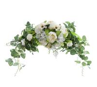 Kangnice Swag de Flores Artificiales Swag Decorativo para Ceremonia de Boda, Letrero, Fondos de recepción de Boda, decoración de de Fiesta, arreglo Floral