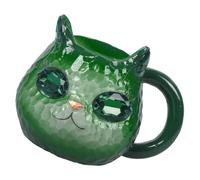 Kangnice Tazas con de gatos de estilos de, arte de geoda de resina, regalo coleccionable hecho a mano para amantes artísticos, accesorios de cocina, tazas con