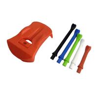 Kangnice Tees de simulador de Golf de Peso Base Estable Soporte de Base de césped de Golf de Repuesto con 5 Tees de simulador precortados duraderos para césped de Invierno en Interiores y Exteriores