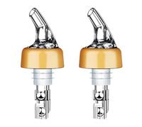 Kangnice Vertedor preciso de 30ml con Bola de Metal para Botellas de Vino, Vino Seguro a Prueba de Fugas, medido automático para Uso doméstico, Botella de Bola de Acero, 2 uds
