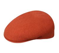 Kangol 504 Flexfit Gorra Gorro Plano Gorra con Visera Hombre - Gorra Plana Schiebermütze Gorro de Lana con Visera Otoño Primavera Invierno Verano Primavera-Verano Otoño-Invierno, naranja, M