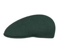 Kangol 504 Flexfit Gorro con visera plana para hombre, gorro de lana con visera para otoño, primavera, invierno, verano, primavera, verano, otoño-invierno, verde oscuro, L