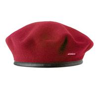 Kangol Boina Vasca Monty Mujer/Hombre - de Lana con Ribete Verano/Invierno Invierno - S (54-55 cm) Rojo