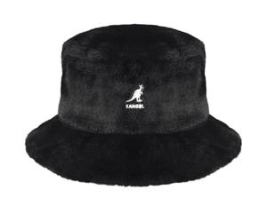 Kangol FAUX FUR BUCKET SOLID BLACK S Unisex Adultos