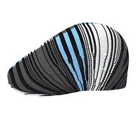 Kangol Gorra Digital Stripes 507 Mujer/Hombre - Gorro Ivy con Visera Verano Primavera/Verano - M (56-57 cm) Gris-Azul