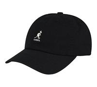 Kangol Gorra Washed Dad Hat Mujer/Hombre - de Baseball algodón Hebilla Metal, con Visera, Banda Piel Primavera/Verano Verano