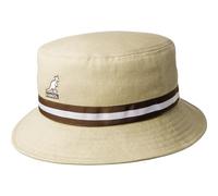 Kangol Sombrero Algodón Stripe Lahinch Mujer/Hombre - de Pescador con Banda Grosgrain Verano/Invierno Primavera Verano Otoño Invierno - L (58-59 cm) Beige