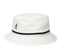 Kangol Stripe Lahinch Sombrero de Copa Baja, Blanco, M Unisex Adulto