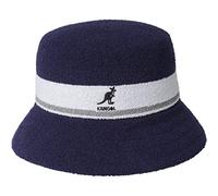 Kangol Sombrero Bermuda Stripe Bucket de Pescador Tela (S (54-55 cm) - Azul Oscuro)
