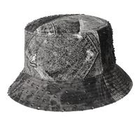 Kangol Sombrero de Pescador Denim Mashup Bucket Mujer/Hombre - Sol Verano Tela Primavera/Verano - L (58-59 cm) Antracita